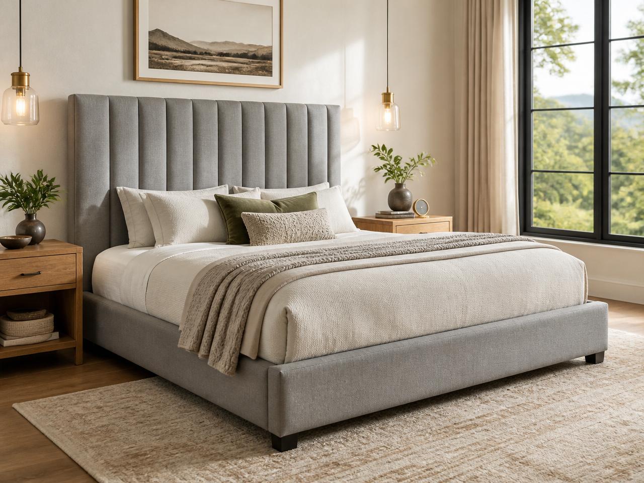 Upholstered Platform Bed